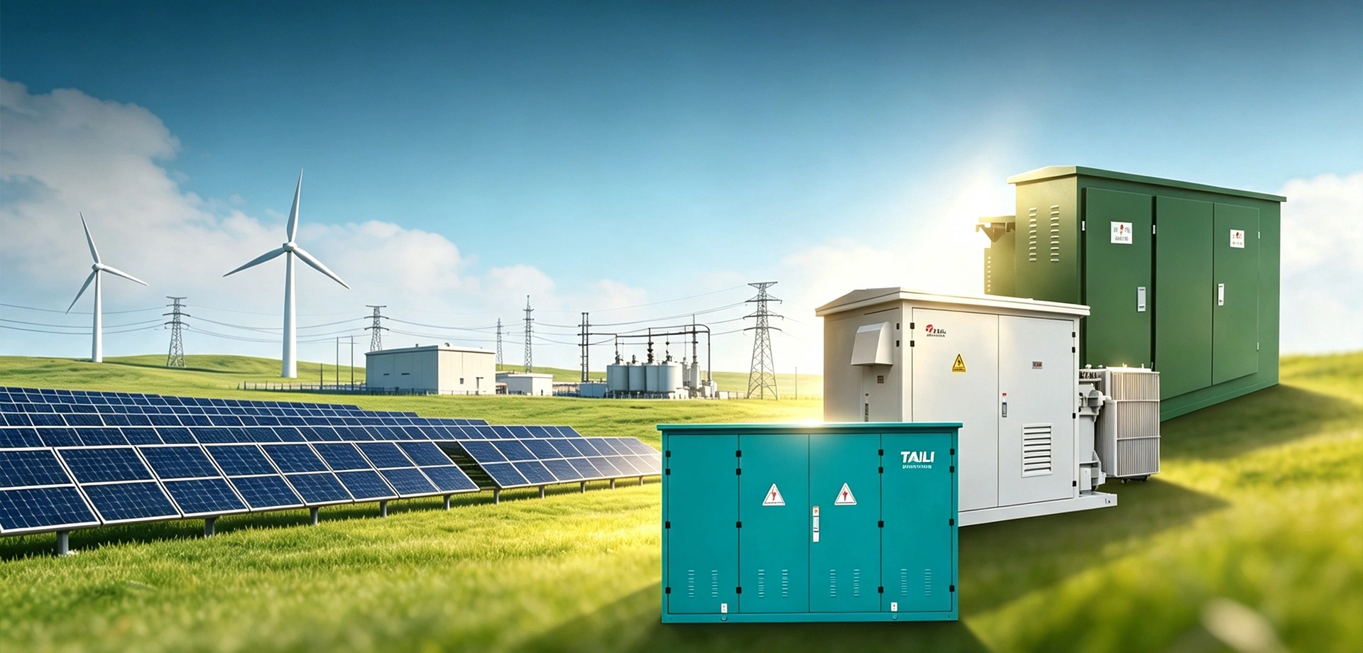 高度で耐久性のある変電所工場